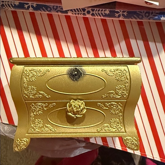 Betsey Johnson Gold Heart-Shaped Watch with Crystal Accents NWT 125.00